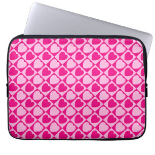 Housse Pour Ordinateur Portable Motif des coeurs roses