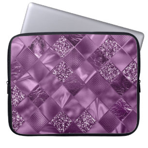 HOUSSE POUR ORDINATEUR PORTABLE MOTIF DIAMANT BRILLANT DIAMANT VIOLET