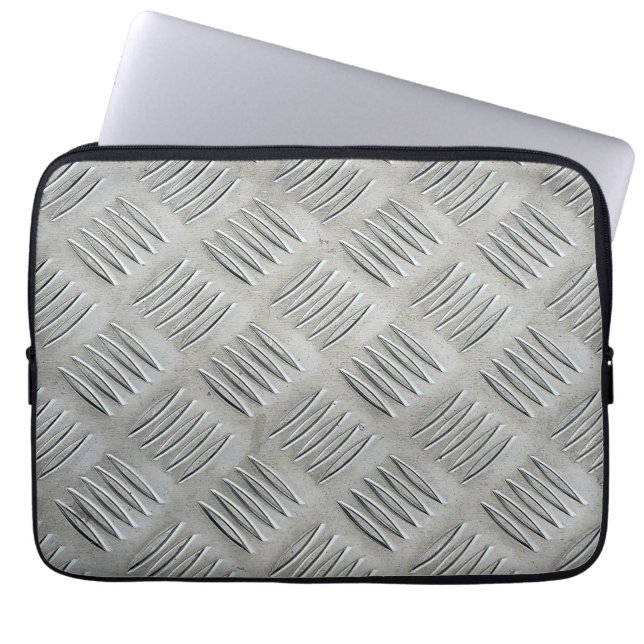 Housse Pour Ordinateur Portable Motif diamant en aluminium (Devant)