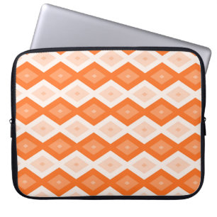 Housse Pour Ordinateur Portable Motif diamant orange