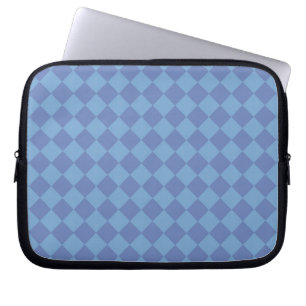 Housse Pour Ordinateur Portable Motif Diamond du Vérificateur bleu