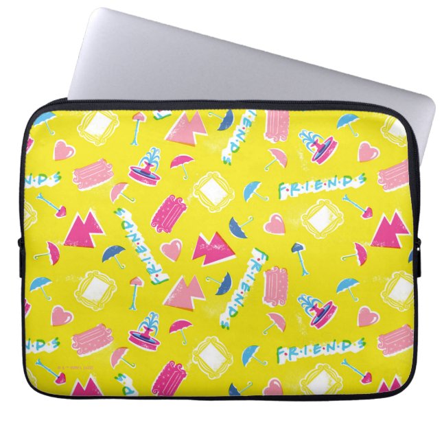 Housse Pour Ordinateur Portable Motif d'icône Neon FRIENDS™ (Devant)