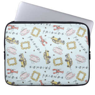 Housse Pour Ordinateur Portable Motif d'icônes à l'aquarelle FRIENDS™