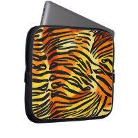 Motif d'impression de fourrure de tigre rayée