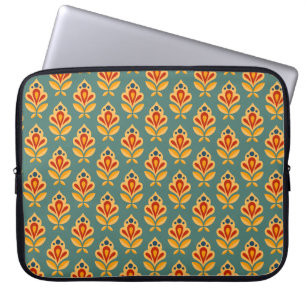 Housse Pour Ordinateur Portable Motif d'impression géométrique rétro du milieu du
