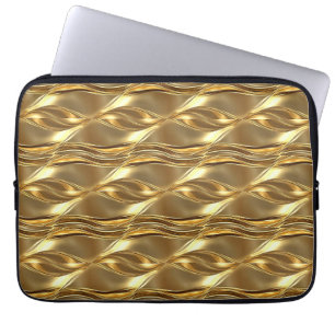 Housse Pour Ordinateur Portable Motif doré captivant