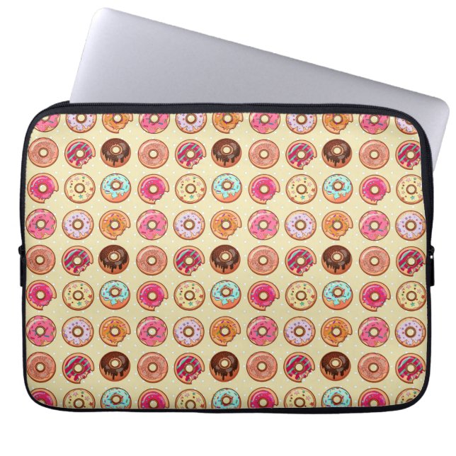 Housse Pour Ordinateur Portable Motif Doughnut mou (Devant)