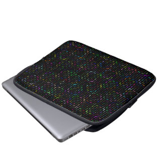 Housse Pour Ordinateur Portable Motif électronique de codage technologique coloré