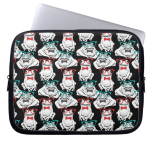 Housse Pour Ordinateur Portable Motif en verre de grenouille
