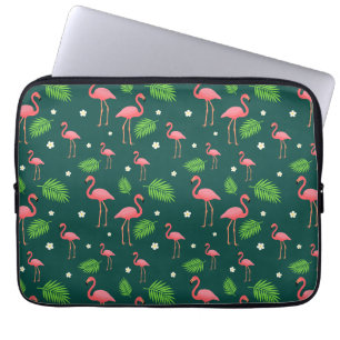 Housse Pour Ordinateur Portable Motif Flamant Tropical