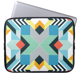 Housse Pour Ordinateur Portable Motif géométrique Abstrait moderne.