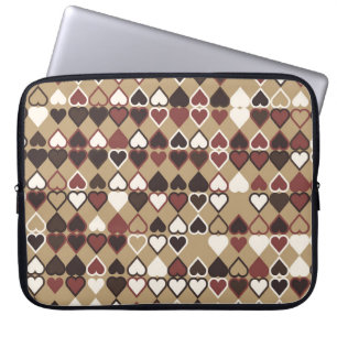 Housse Pour Ordinateur Portable Motif géométrique avec éléments colorés, abstrait