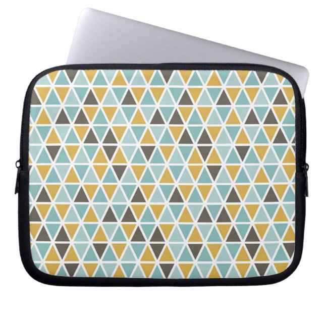 Housse Pour Ordinateur Portable Motif géométrique de triangle (Devant)