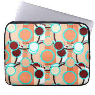 Housse Pour Ordinateur Portable Motif géométrique en demi-teinte