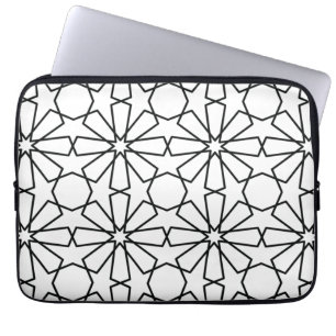 Housse Pour Ordinateur Portable Motif géométrique islamique Design arabe