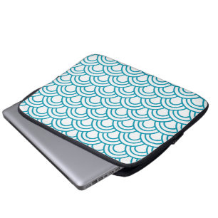 Housse Pour Ordinateur Portable Motif Géométrique Japonais Moderne