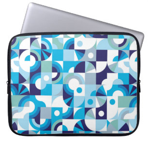 Housse Pour Ordinateur Portable Motif géométrique moderne transparent