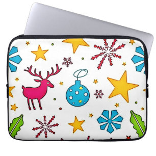 Housse Pour Ordinateur Portable Motif magique de rennes festifs