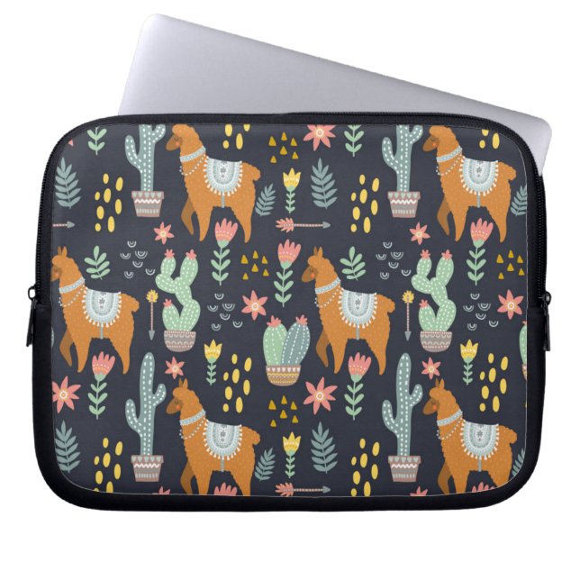 Housse Pour Ordinateur Portable Motif mignon d'alpaga (Devant)