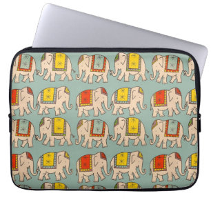 Housse Pour Ordinateur Portable Motif mignon d'éléphant d'éléphants de cirque
