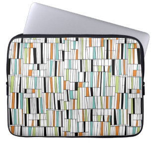 Housse Pour Ordinateur Portable Motif moderne du milieu du siècle