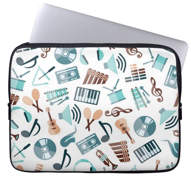 Housse Pour Ordinateur Portable Motif musical (Devant)