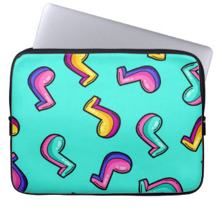 Housse Pour Ordinateur Portable Motif musical