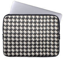 Motif noir blanc Houndstooth