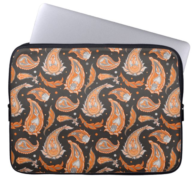 Housse Pour Ordinateur Portable Motif Paisley (Devant)