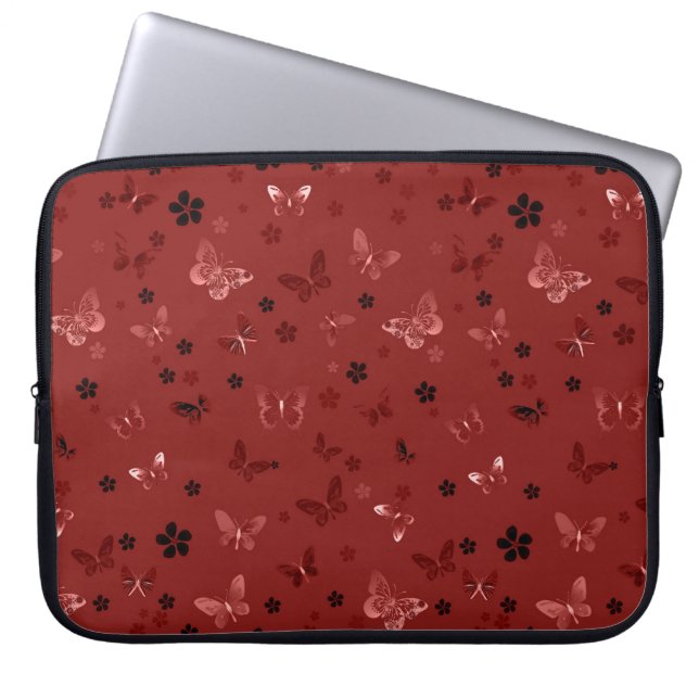 Housse Pour Ordinateur Portable Motif papillon 6 (Devant)