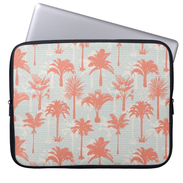 Housse Pour Ordinateur Portable Motif Pastel Palm Tree (Devant)