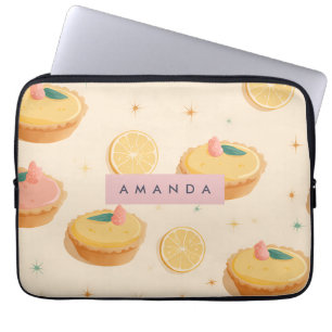 Housse Pour Ordinateur Portable Motif personnalisé Kawaii Lemon Tart