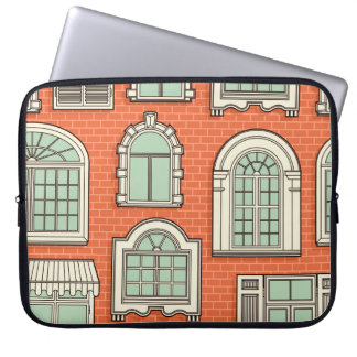 Housse Pour Ordinateur Portable Motif Pittoresque de fenêtre vintage