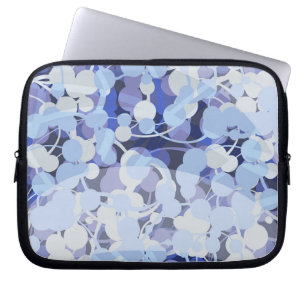 Housse Pour Ordinateur Portable Motif pourpre de microbe