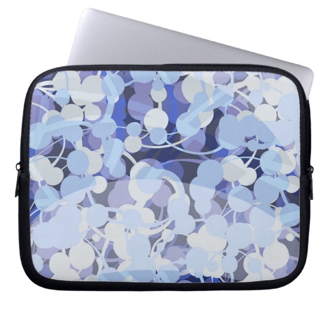 Housse Pour Ordinateur Portable Motif pourpre de microbe (Devant)