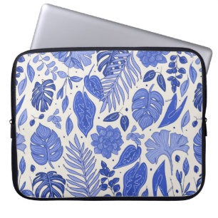 Housse Pour Ordinateur Portable Motif sans couture avec fleurs