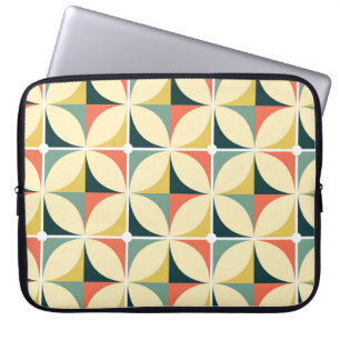 Housse Pour Ordinateur Portable Motif sans couture rétro des années 60 et 70, vint
