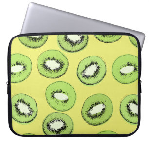 Housse Pour Ordinateur Portable Motif sans soudure aux fruits Kiwi, arrière - plan