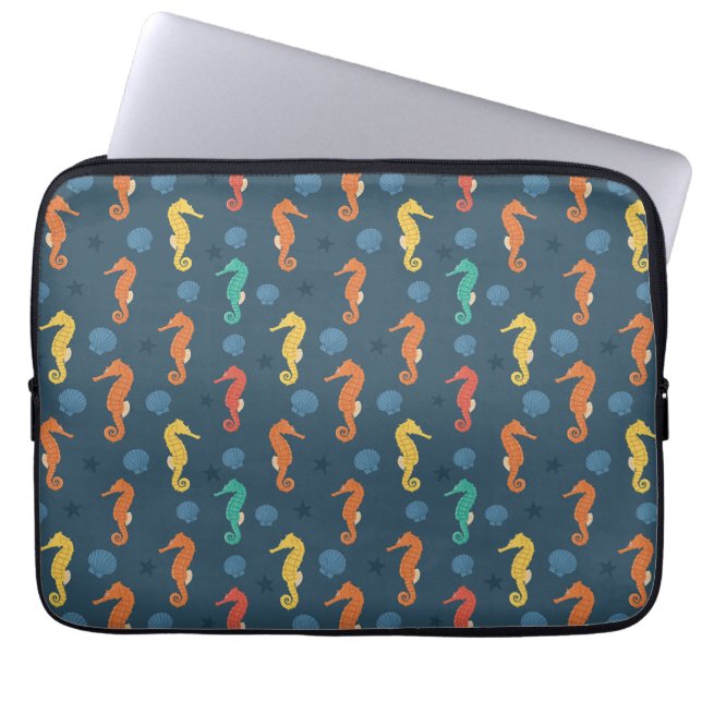 Housse Pour Ordinateur Portable Motif Seahorse (Devant)