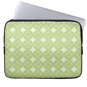 Housse Pour Ordinateur Portable Motif shippo vert olive