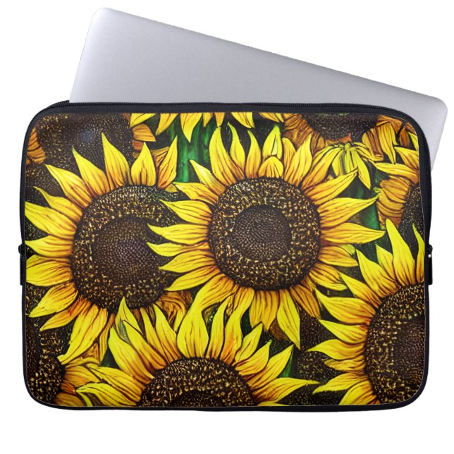 Housse Pour Ordinateur Portable Motif Sunny Large (Devant)