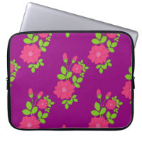 Motif transparent pourpre avec fleurs roses et ver
