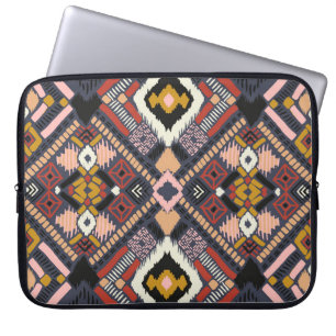 Housse Pour Ordinateur Portable Motif tribal africain Chevron Aztec