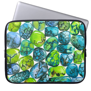 Housse Pour Ordinateur Portable Motif turquoise
