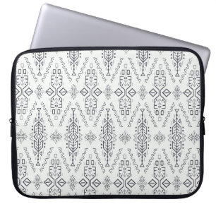 Housse Pour Ordinateur Portable motif vintage sans couture dans le style ethnique.
