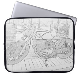 Housse Pour Ordinateur Portable Moto Moto Moto Rider Portable