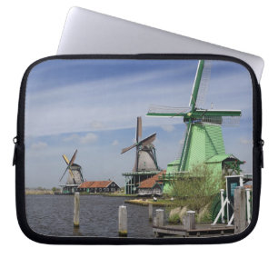 Housse Pour Ordinateur Portable Moulin à vent, Zaanse Schans, Hollande, Pays-Bas 2