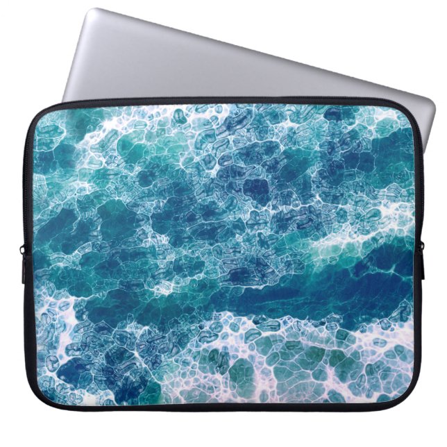 Housse Pour Ordinateur Portable Mousse mer (Devant)