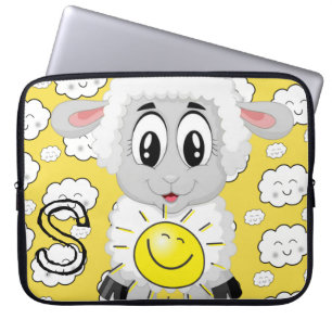 Housse Pour Ordinateur Portable Mouton doré de l'ordinateur portable Nuages de so