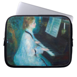 Housse Pour Ordinateur Portable Musicien de piano Renoir Woman